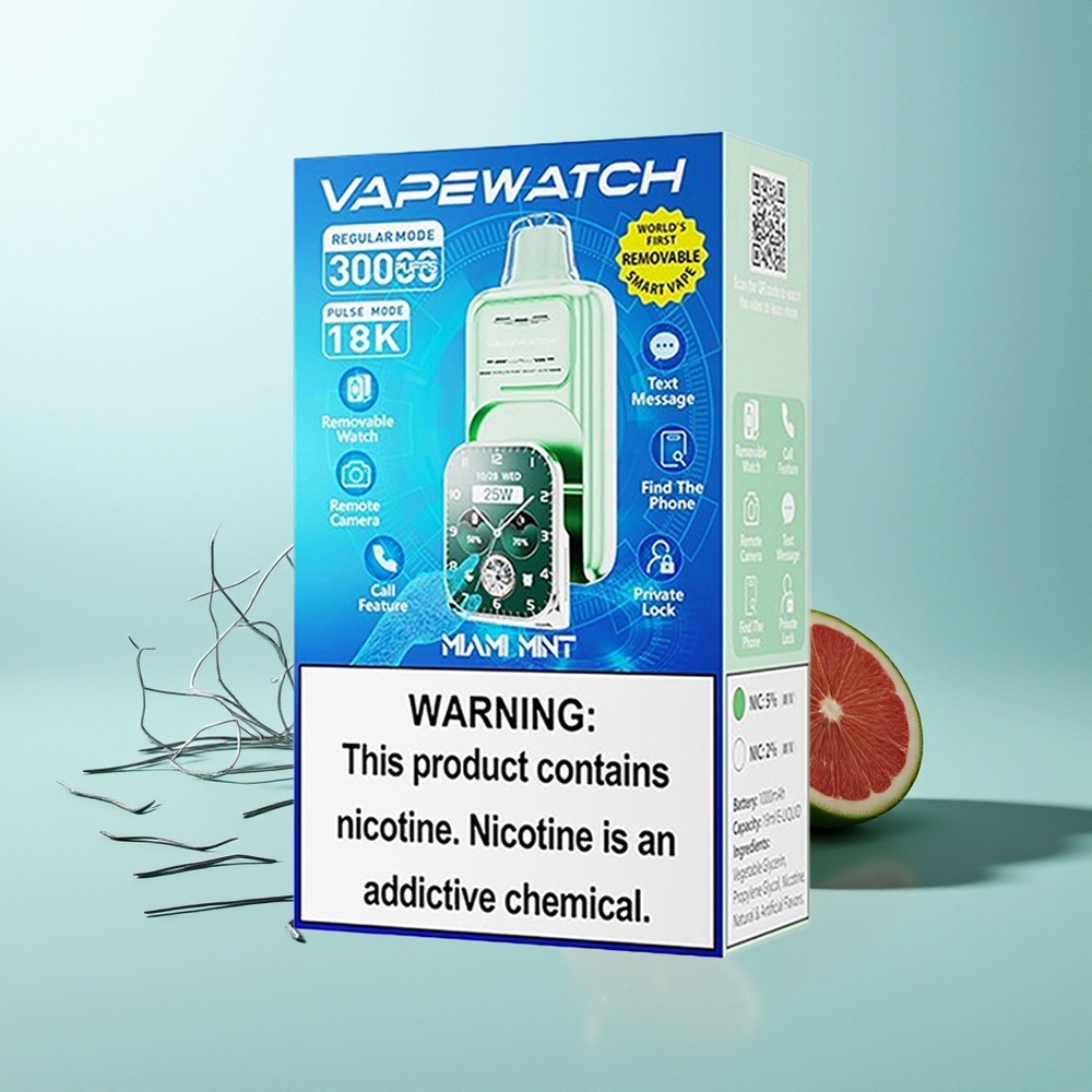 JNR VapeWatch 30000 Pufov Dispozabilni Vape Miami Meta