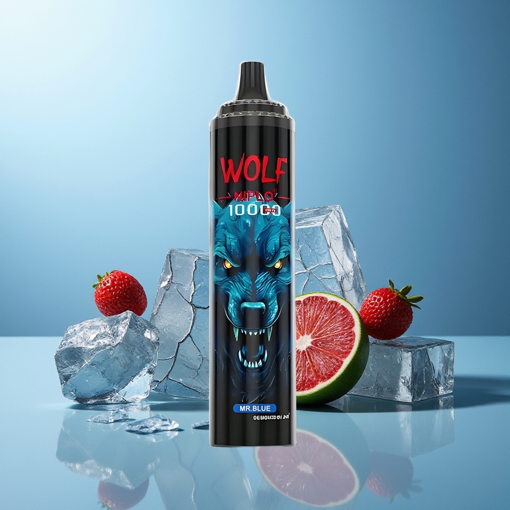 JNR Wolf Niplo 10000 Pufov Mr Modra Dispozabilni Vape Type-C Hitro Polnjenje