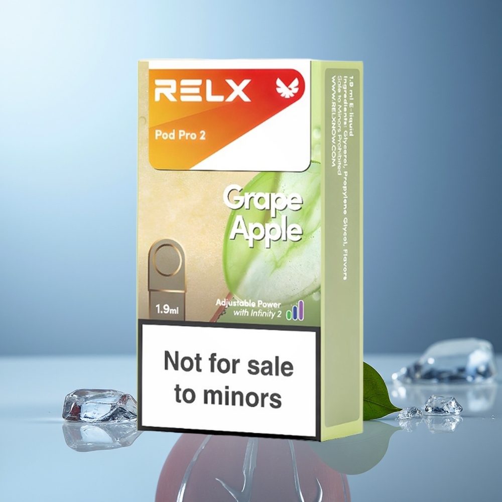 RELX Pod Pro 2 600 potegov Grozdno Jabolčna 19ml