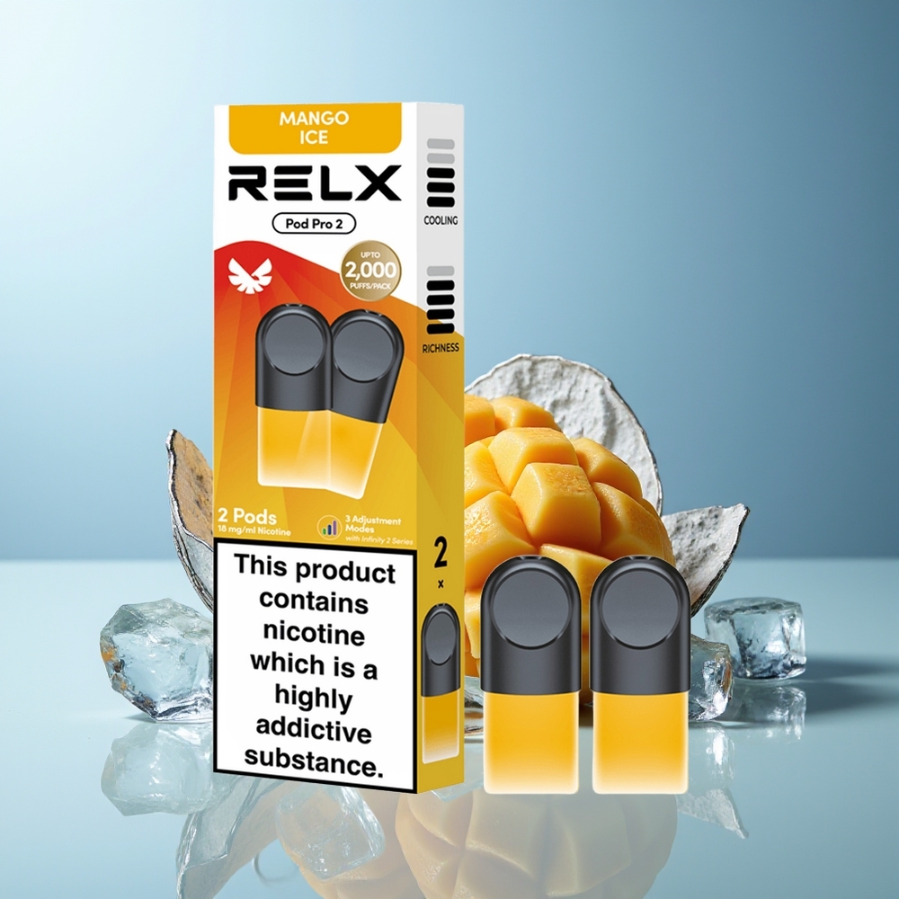 RELX Pod Pro 2 600 potegov Mango Led Kombinacija 19ml