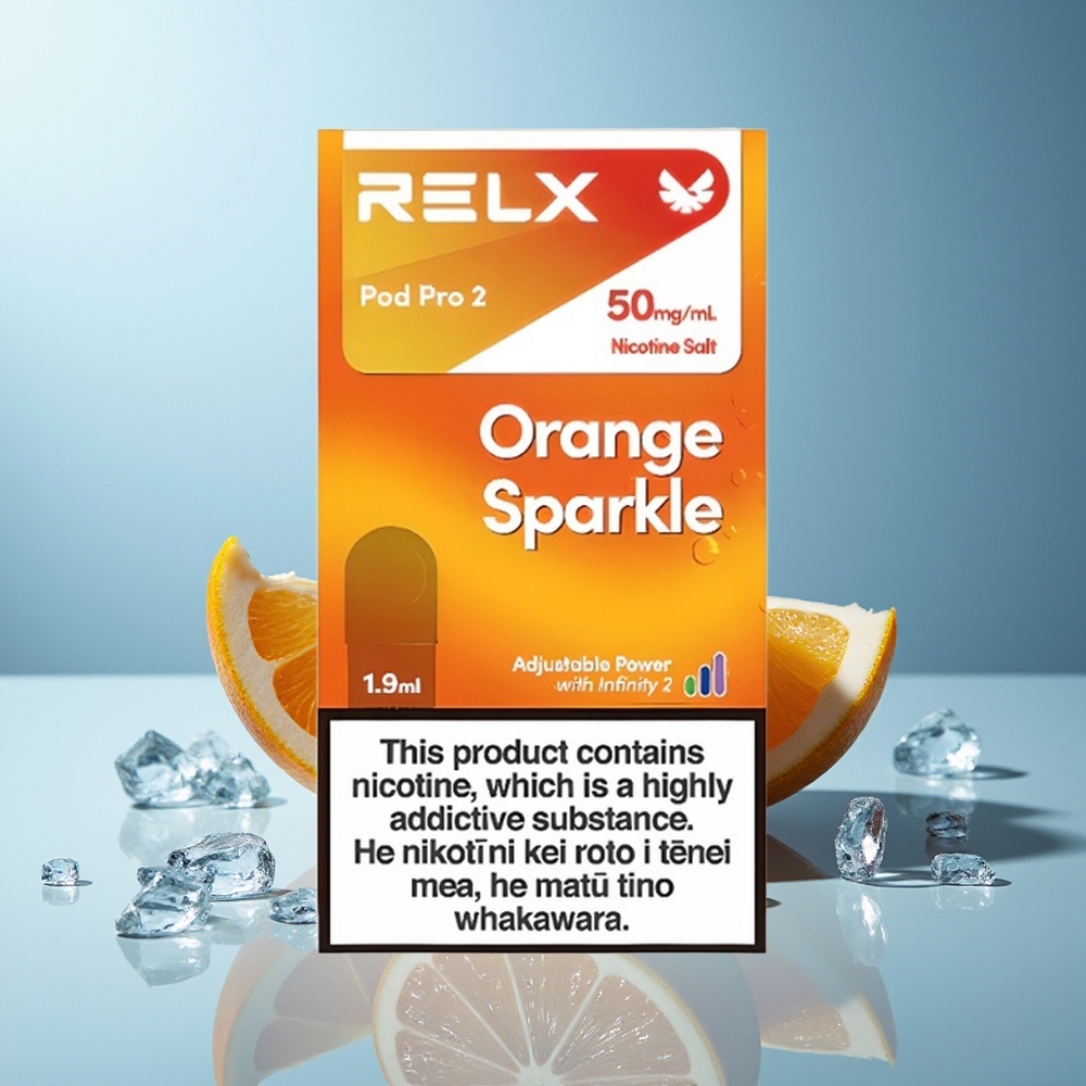 RELX Pod Pro 2 600 potegov Oranžni Isker