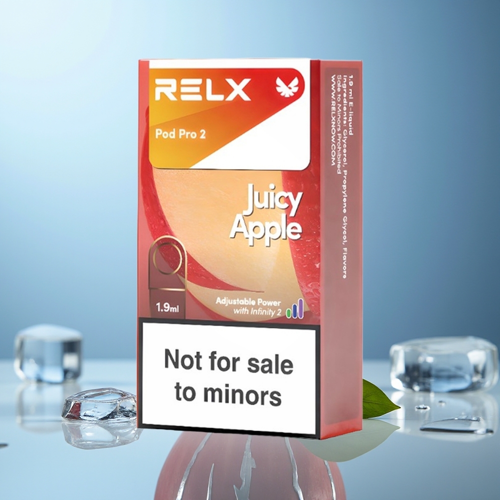 RELX Pod Pro 2 600 potegov Sočno Jabolko 19ml