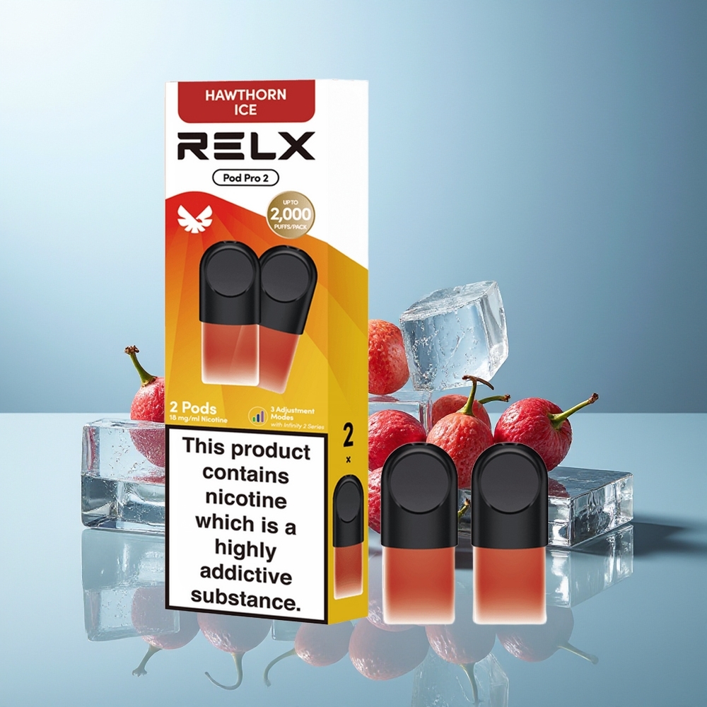 RELX Pod Pro 2 600 potegov Vape Naprava Šipek Led