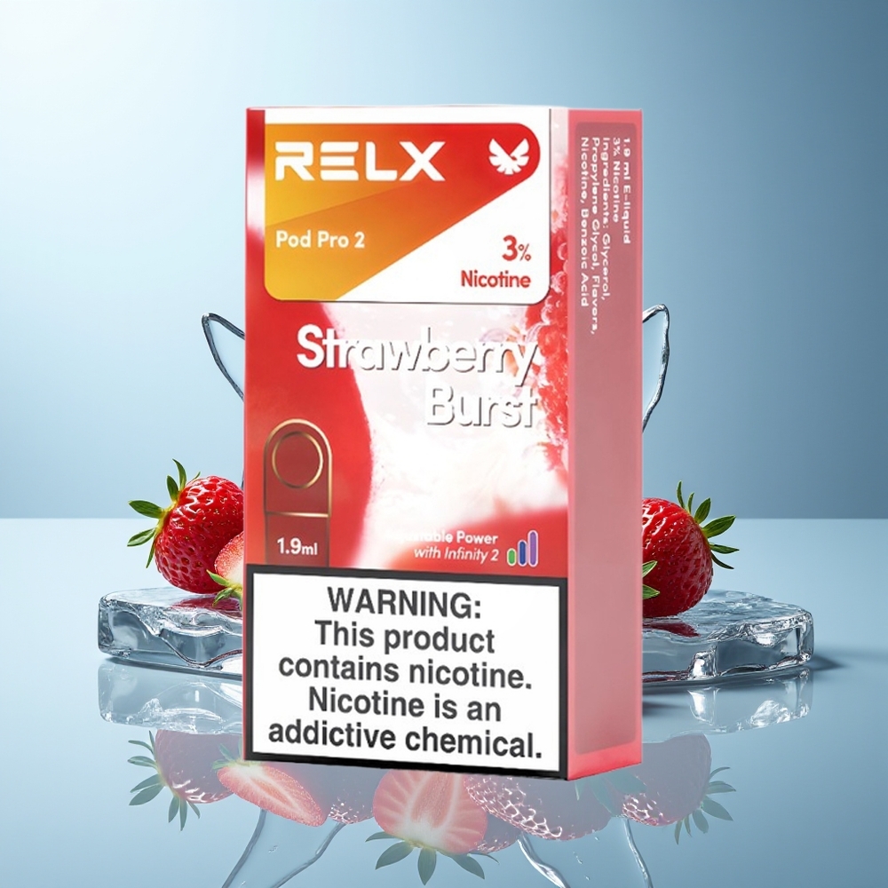 RELX Pod Pro 2 600 vpihov Jagodni Pršut 19ml