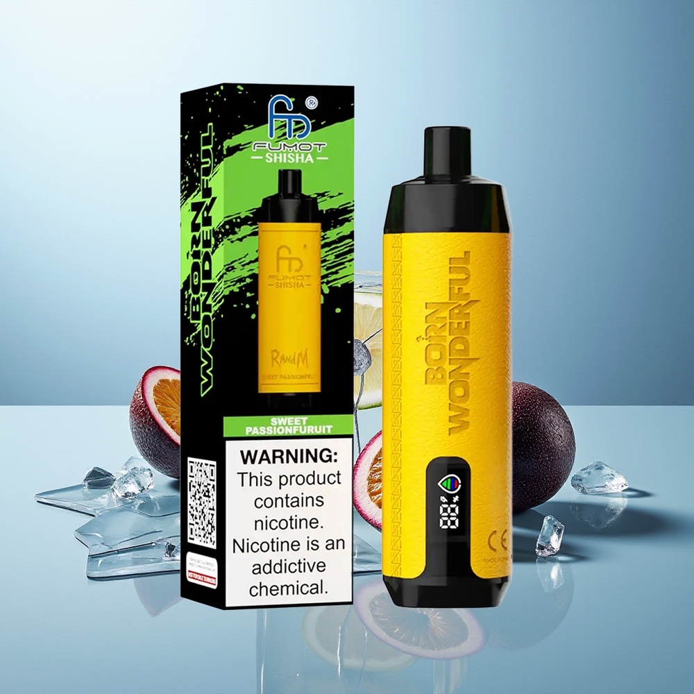 RandM Fumot Shisha 10000 Puf Sladka Pasijonka 18ml
