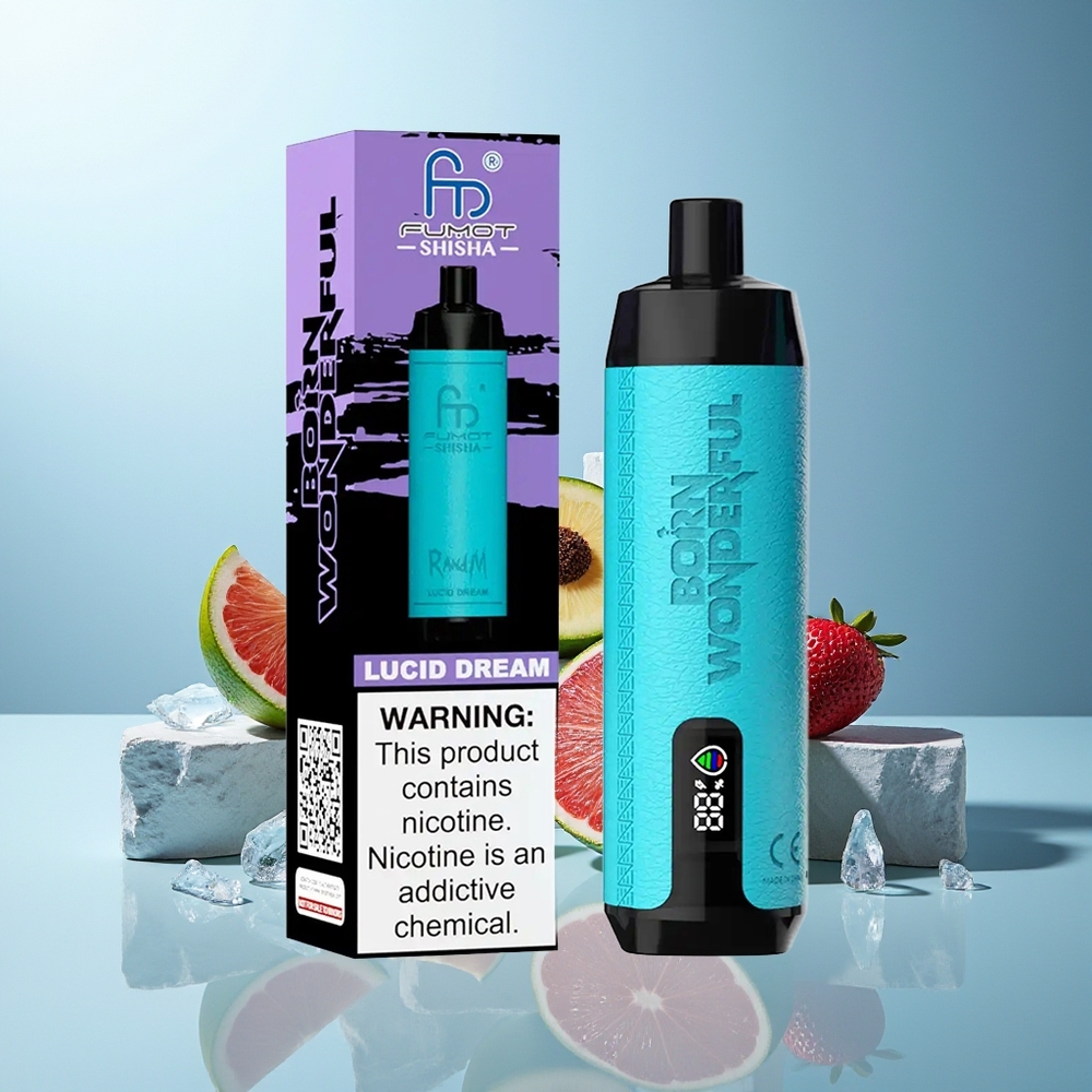 RandM Fumot Shisha 10000 Puff E-parjenka Lucid Dream 05 Nikotina