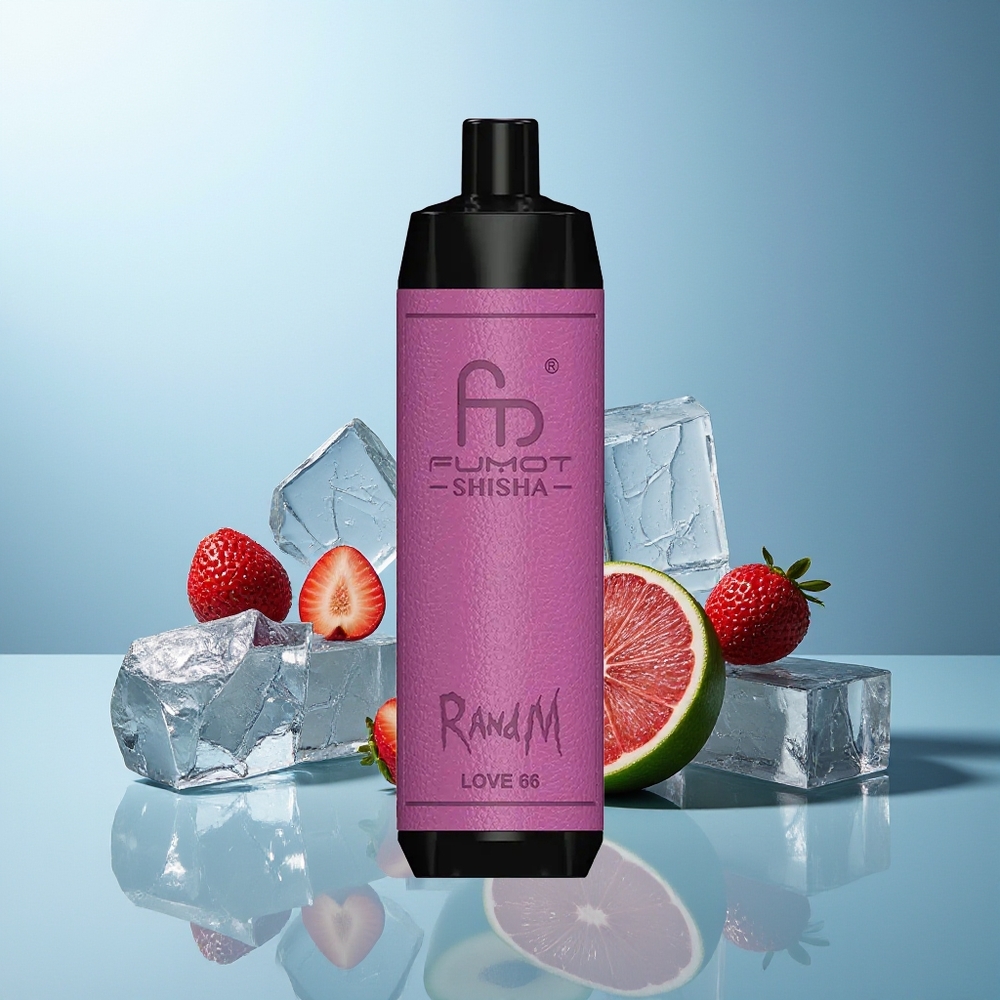 RandM Fumot Shisha 10000 Puffov Ljubezen 66 18ml Prednapolnjena E-tekočina