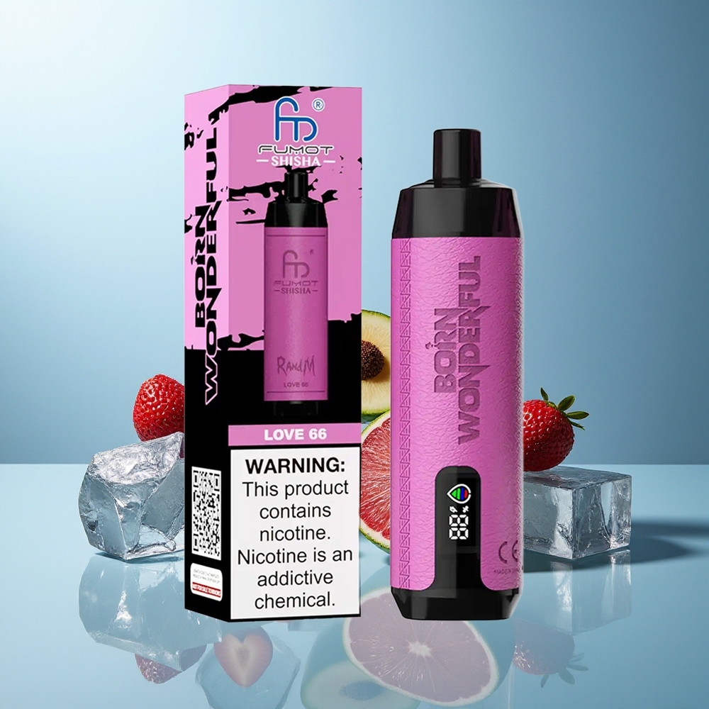 RandM Fumot Shisha 10000 Puffov Ljubezen 66 18ml Prednapolnjena E-tekočina