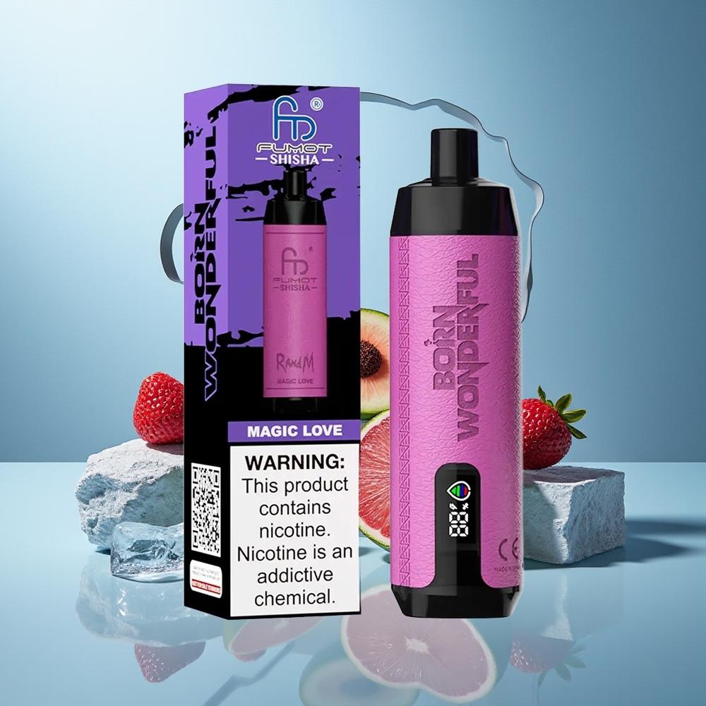 RandM Fumot Shisha 10000 Puffov Magična Ljubezen Dispozabilni Vape 18ml