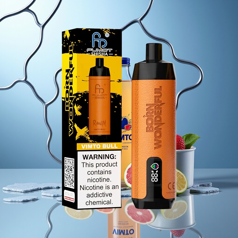 RandM Fumot Shisha 10000 Puffov Vimto Bik Dispozabilni Vape Tip-C