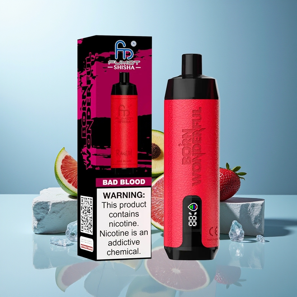 RandM Fumot Shisha 10000 Puffs Dispozabilni Vape Slaba Kri 18ml