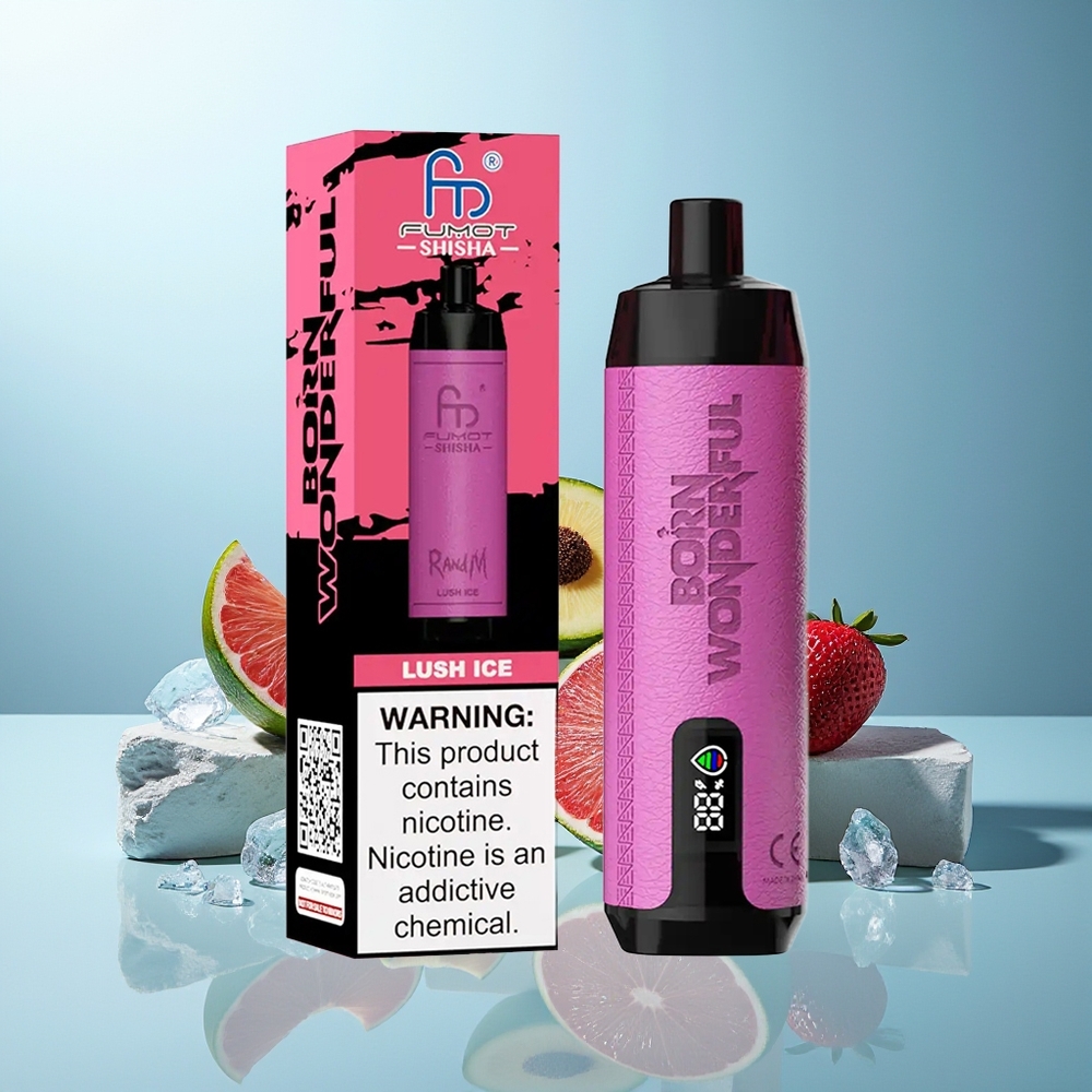 RandM Fumot Shisha 10000 Puffs Sodoča Ledena Svežina 05 Nikotina