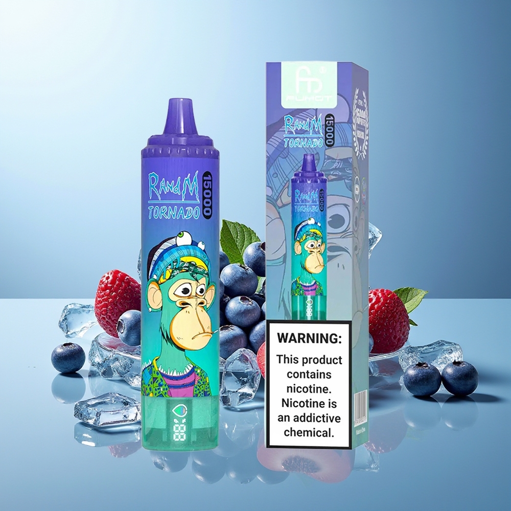 RandM Fumot Tornado 15000 Pih Ljubičica Na Ledu LCD