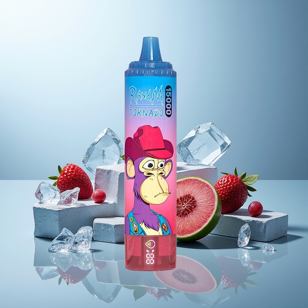 RandM Fumot Tornado 15000 Pih Mešane Jagode 25ml