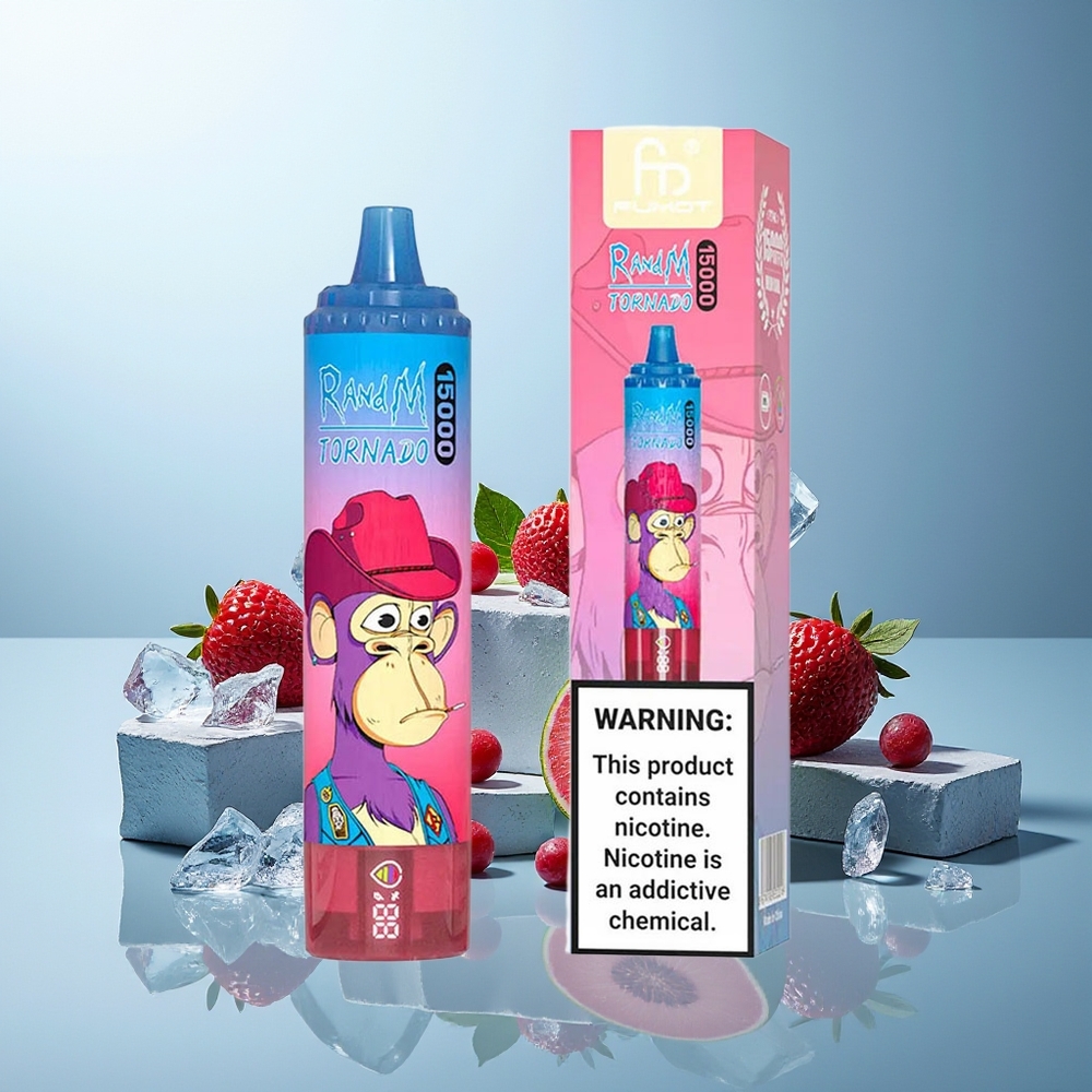 RandM Fumot Tornado 15000 Pih Mešane Jagode 25ml