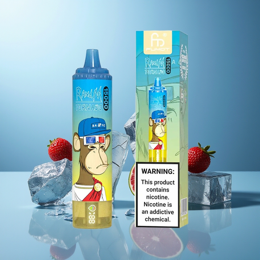 RandM Fumot Tornado 15000 Pih Mr Modra LCD