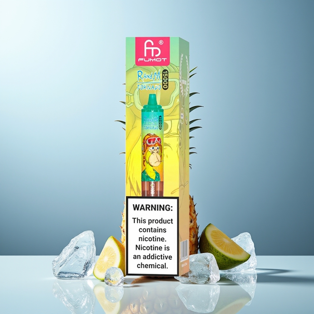 RandM Fumot Tornado 15000 Pih Pineapple Ice LCD