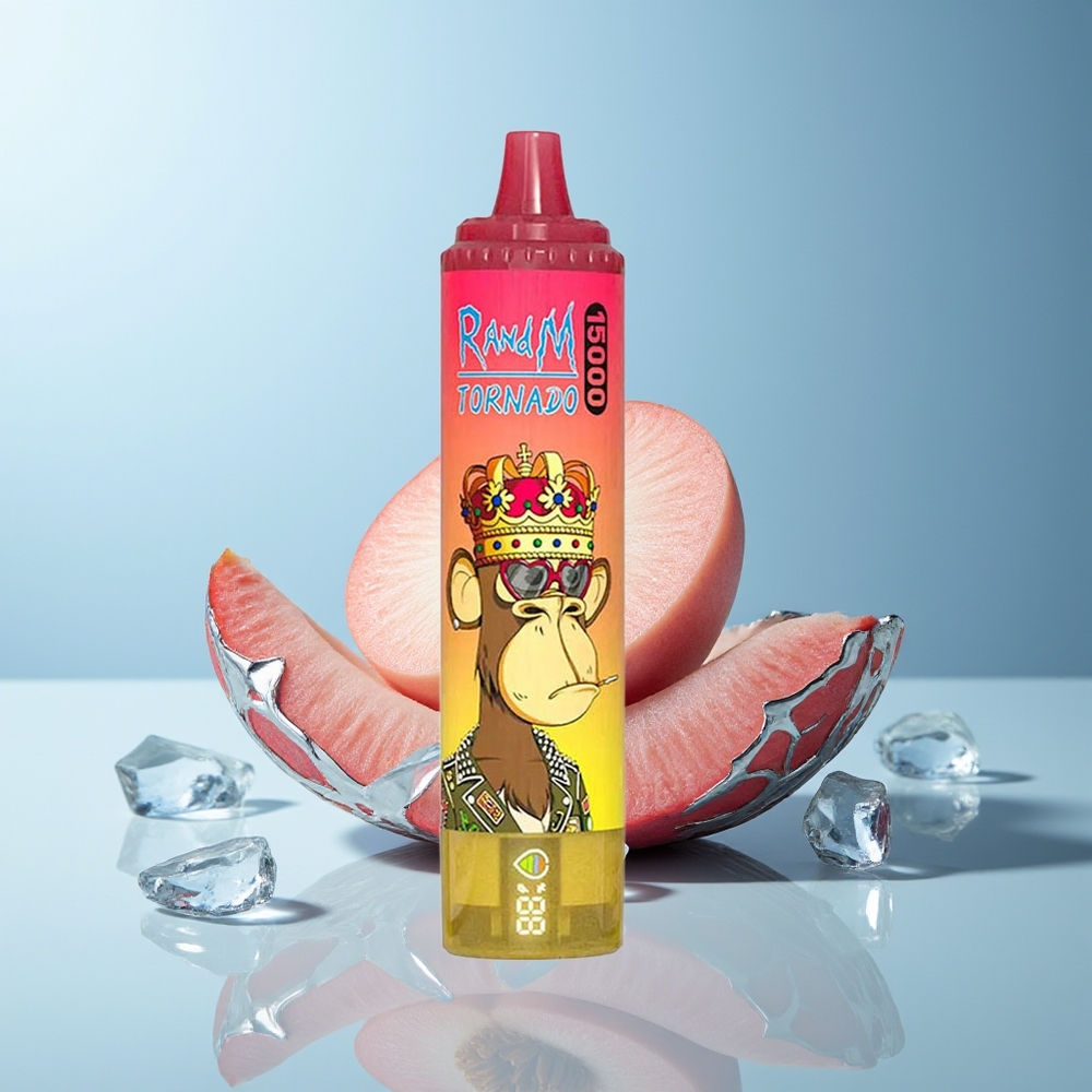 RandM Fumot Tornado 15000 Pih Sladoled Breskev Led