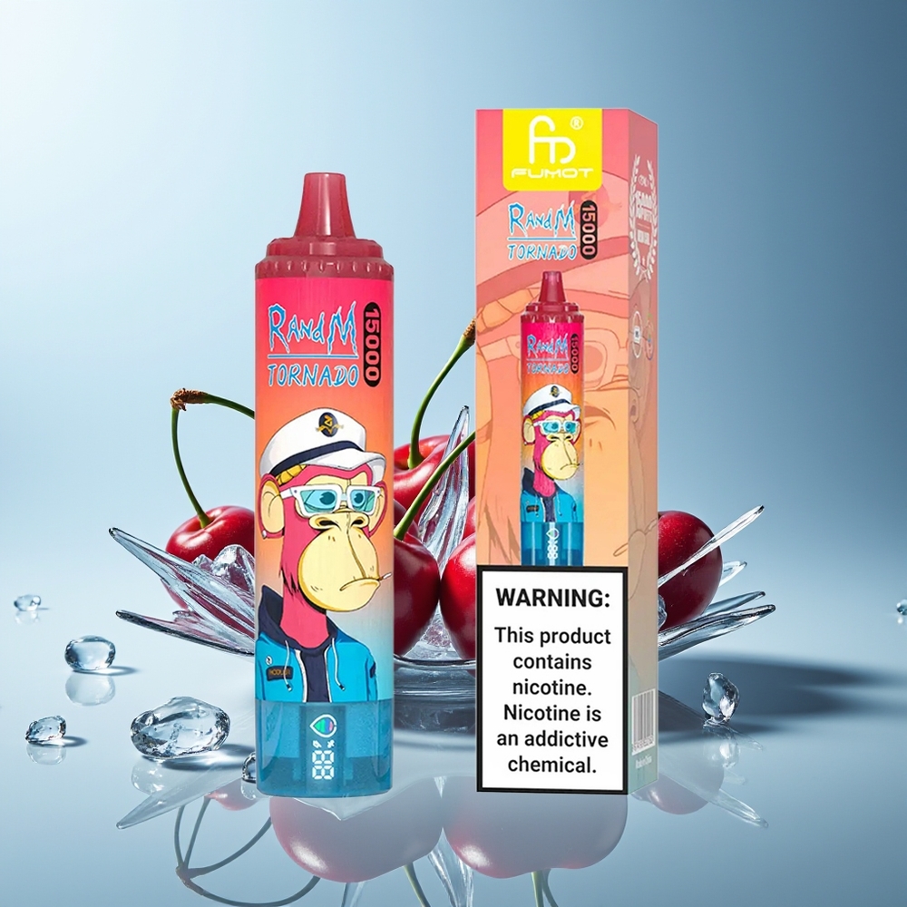 RandM Fumot Tornado 15000 Pih Češnja LCD