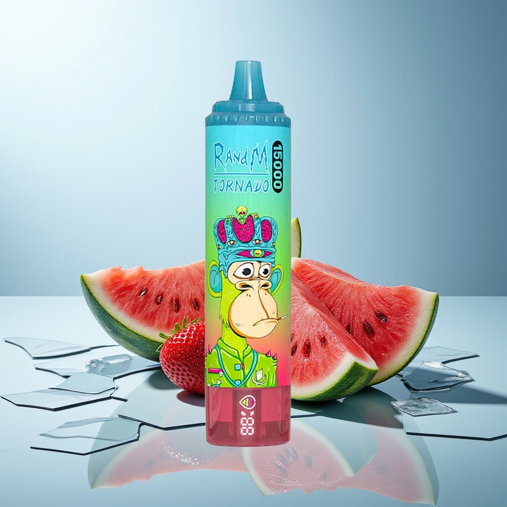 RandM Fumot Tornado 15000 Pofov Jagoda Lubenica Mesh Coil