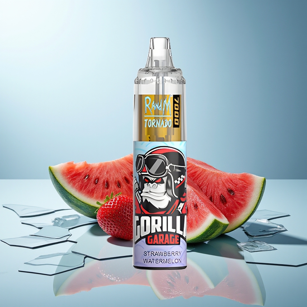 RandM Fumot Tornado 7000 Pih Strawberry Watermelon RGB Light