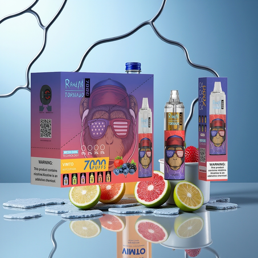 RandM Fumot Tornado 7000 Pih Vimto Nastavljiv Zrak