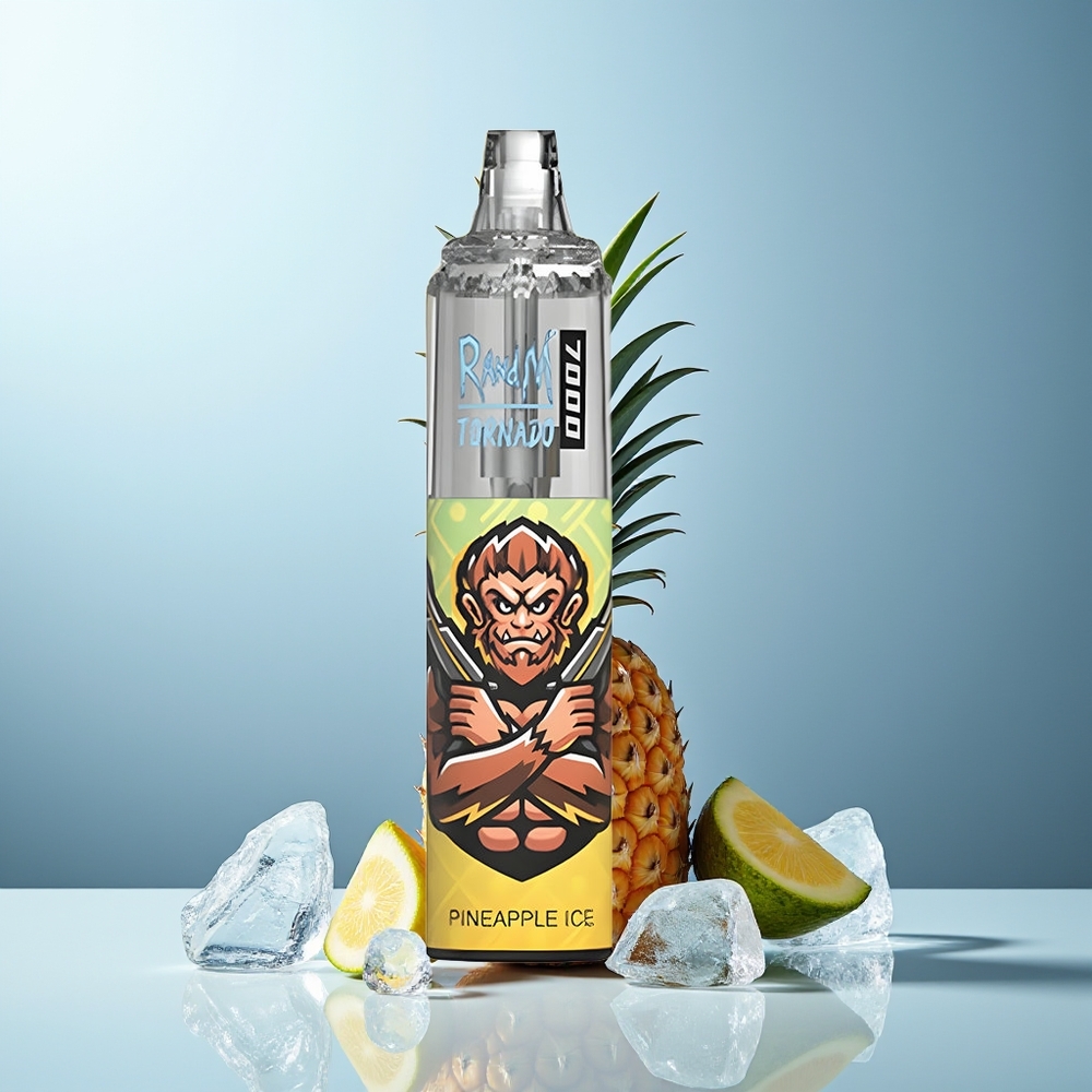 RandM Fumot Tornado 7000 Pihaljki Ananas Led RGB Svetloba