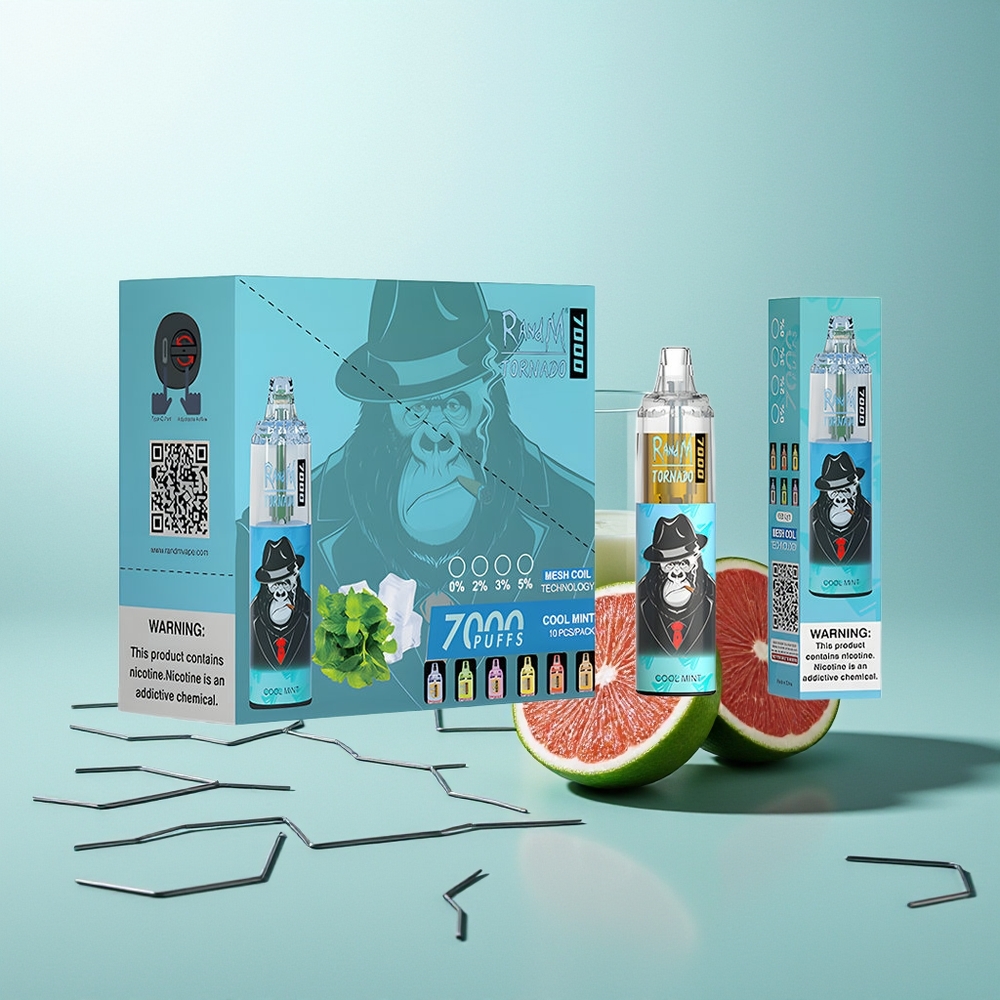 RandM Fumot Tornado 7000 Pihljanj Hladna Meta RGB Light