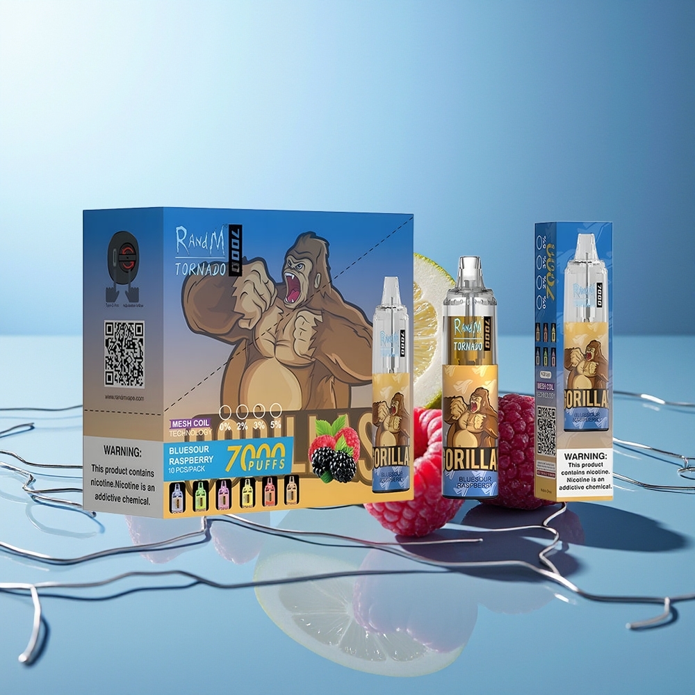 RandM Fumot Tornado 7000 Pihljanje Borovnica Malina 850 MAH