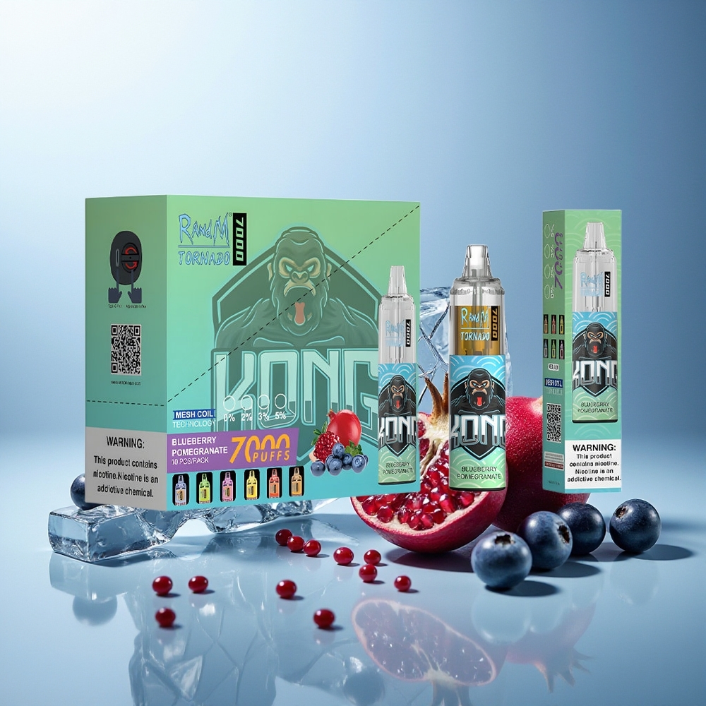 RandM Fumot Tornado 7000 Puffi Borovnica Granatova 14 ML