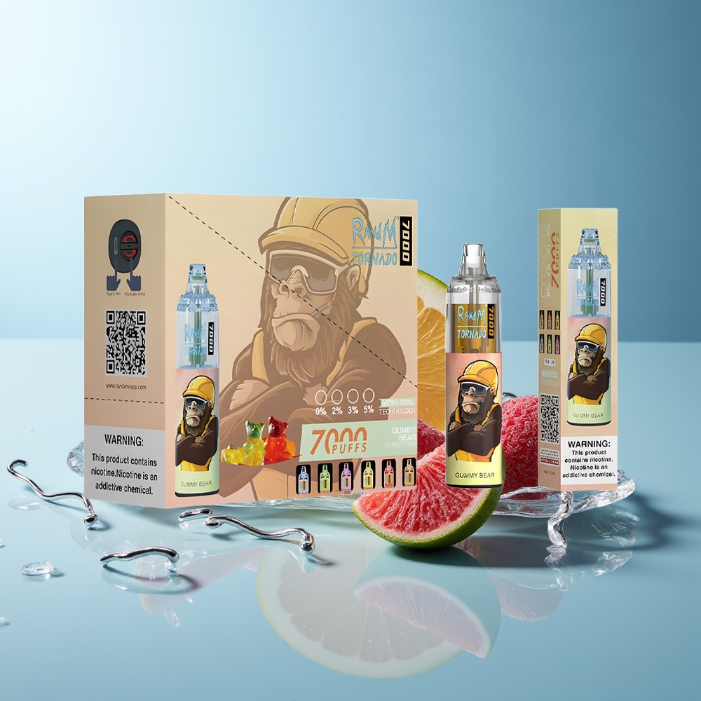 RandM Fumot Tornado 7000 Pufi Gumi Medved 14 ML