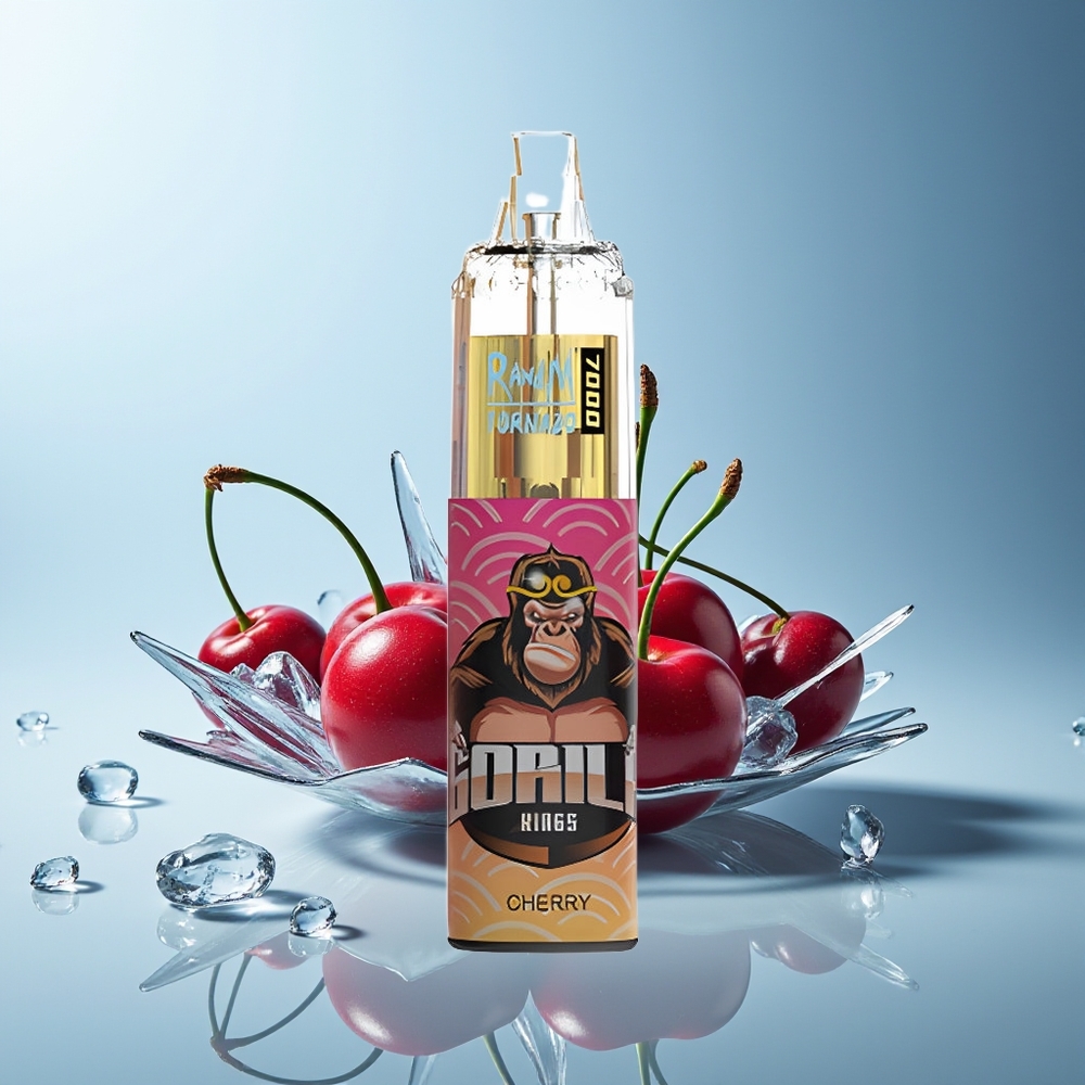 RandM Fumot Tornado 7000 Pufi Češnja Mesh Coil