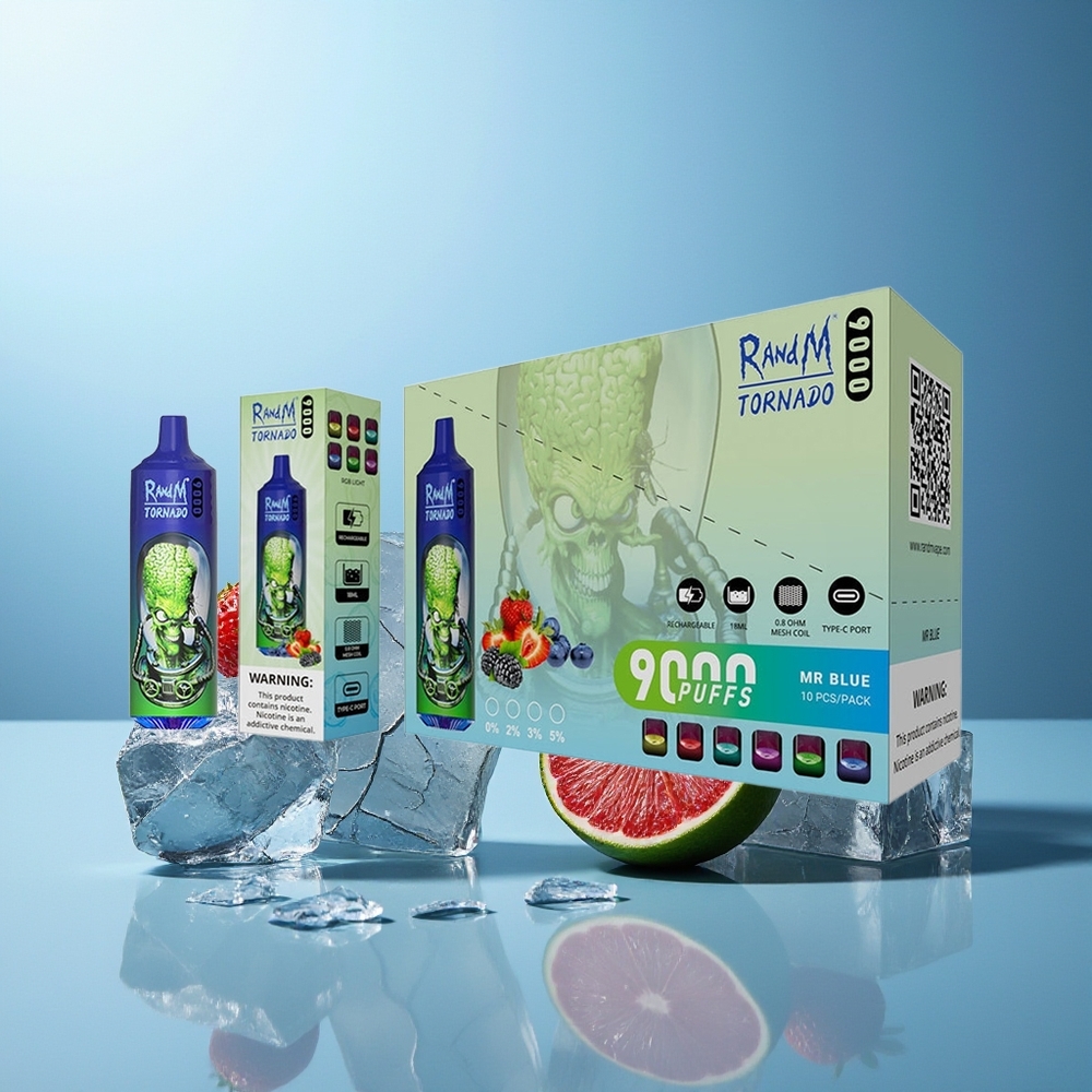 RandM Fumot Tornado 9000 Pih Modri