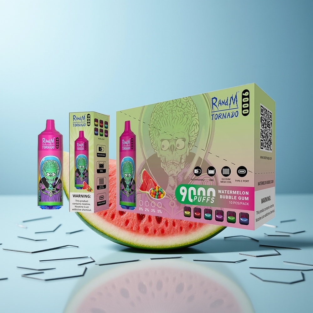 RandM Fumot Tornado 9000 Puf Lubenica Mehurčki Gumi