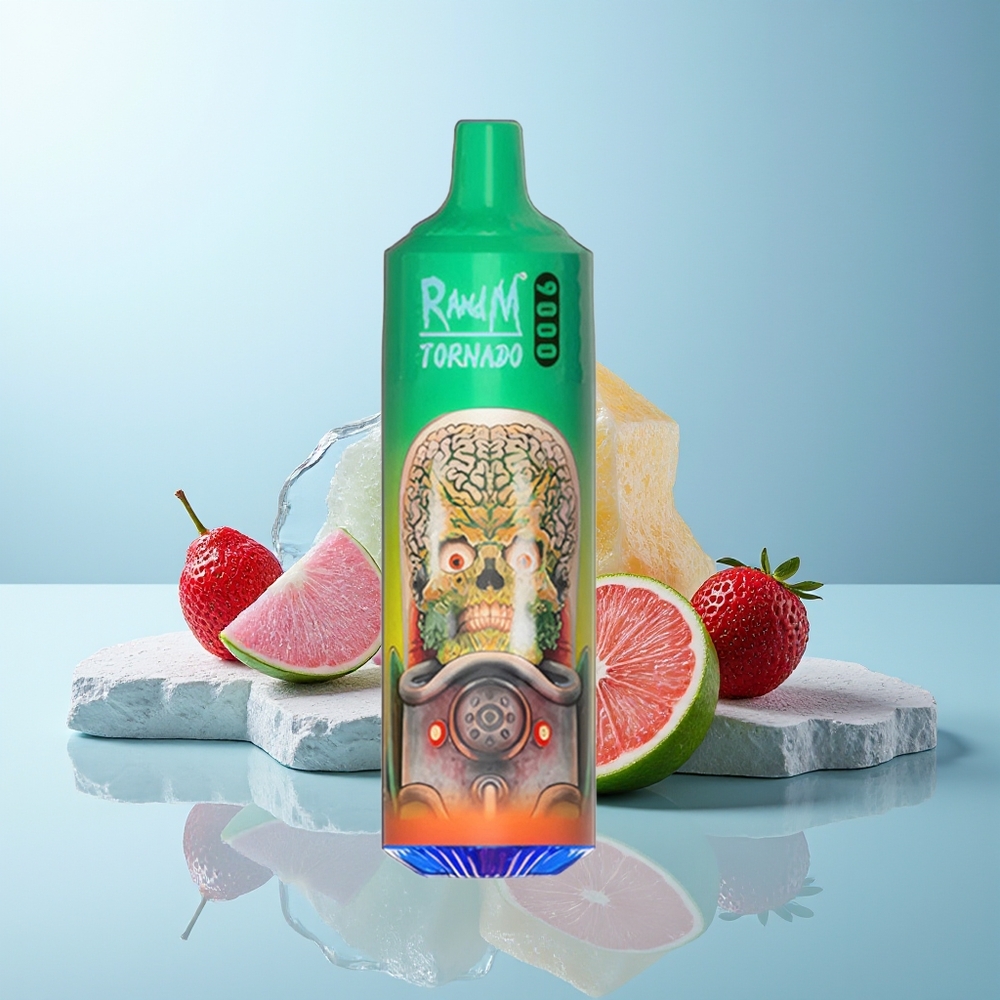 RandM Fumot Tornado 9000 Pufi Mavrični Bonbon 54 Okusov