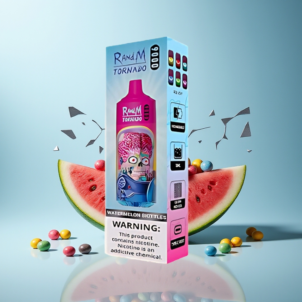 RandM Fumot Tornado 9000 Pufi Sladkobni Lubenica