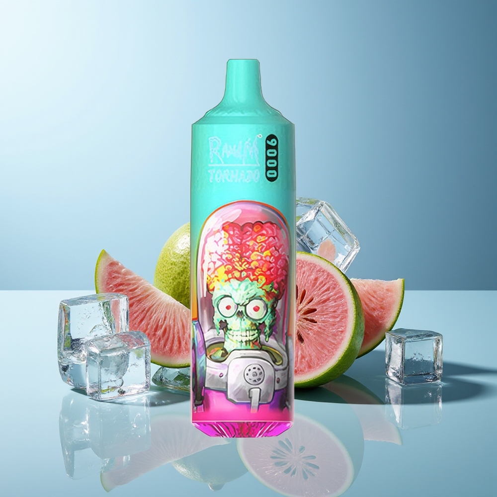 RandM Fumot Tornado 9000 Pufov Guava Led Dispozabilna Vape