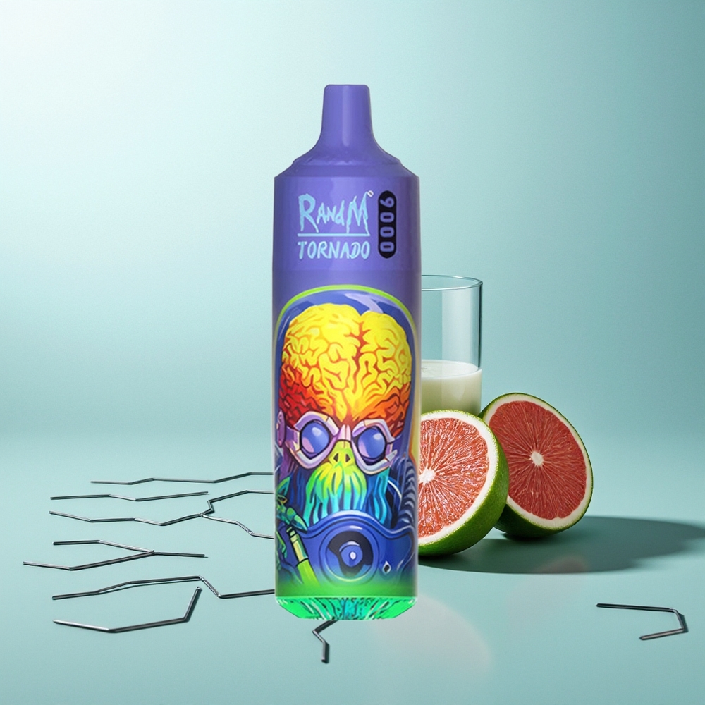 RandM Fumot Tornado 9000 Puhov Hladna Meta Dispozabilni Vape