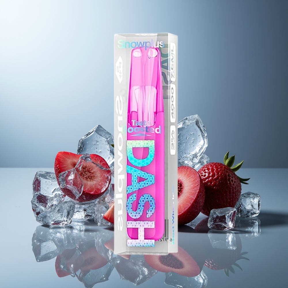 Snowplus Dash 4000 Puffov Rdeče Vino Led 5