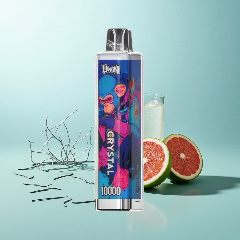 UWIN Crystal 10000 Puffov Miami Meta RGB