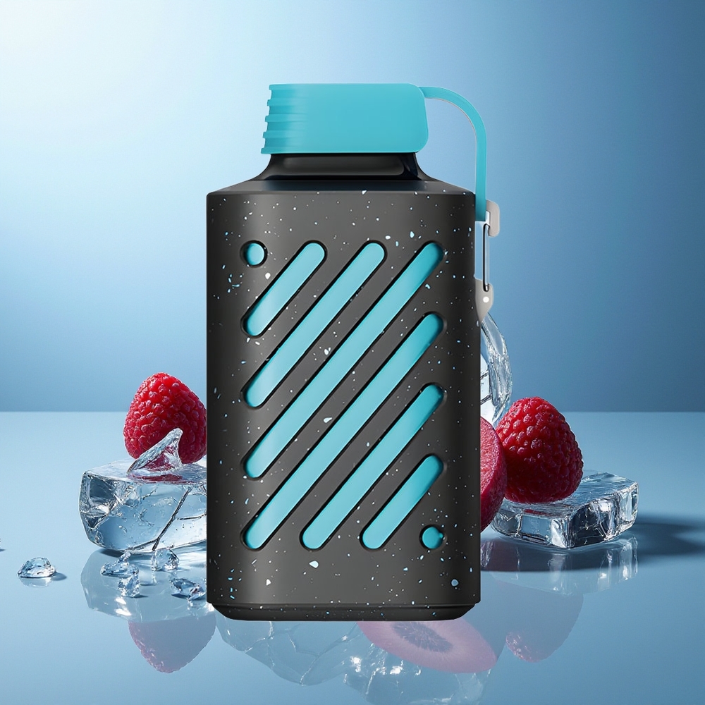 VOZOL GEAR 10000 Enkratna Vape Modra Malina Led 20ml