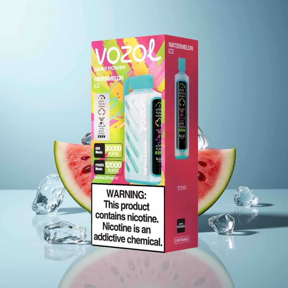 VOZOL Gear Power 20000 Pih Lubenica Led Prednapolnjena E-tekočina 20mL
