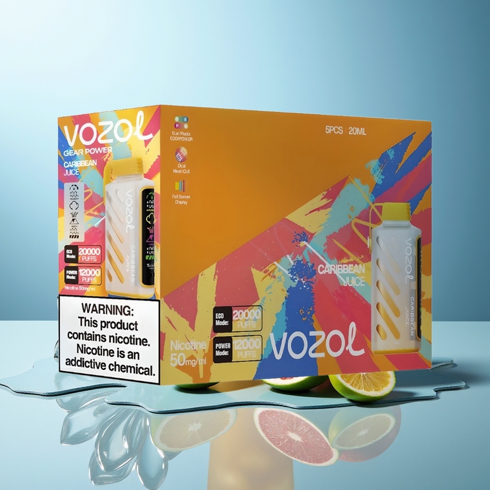VOZOL Gear Power 20000 Pufov Dispozabilna Vapa Karibski Sok