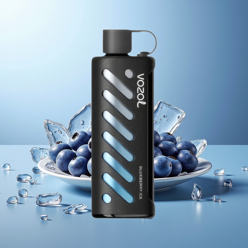 VOZOL Gear Shisha 25000 Pofov Borovnični Led Dodatno