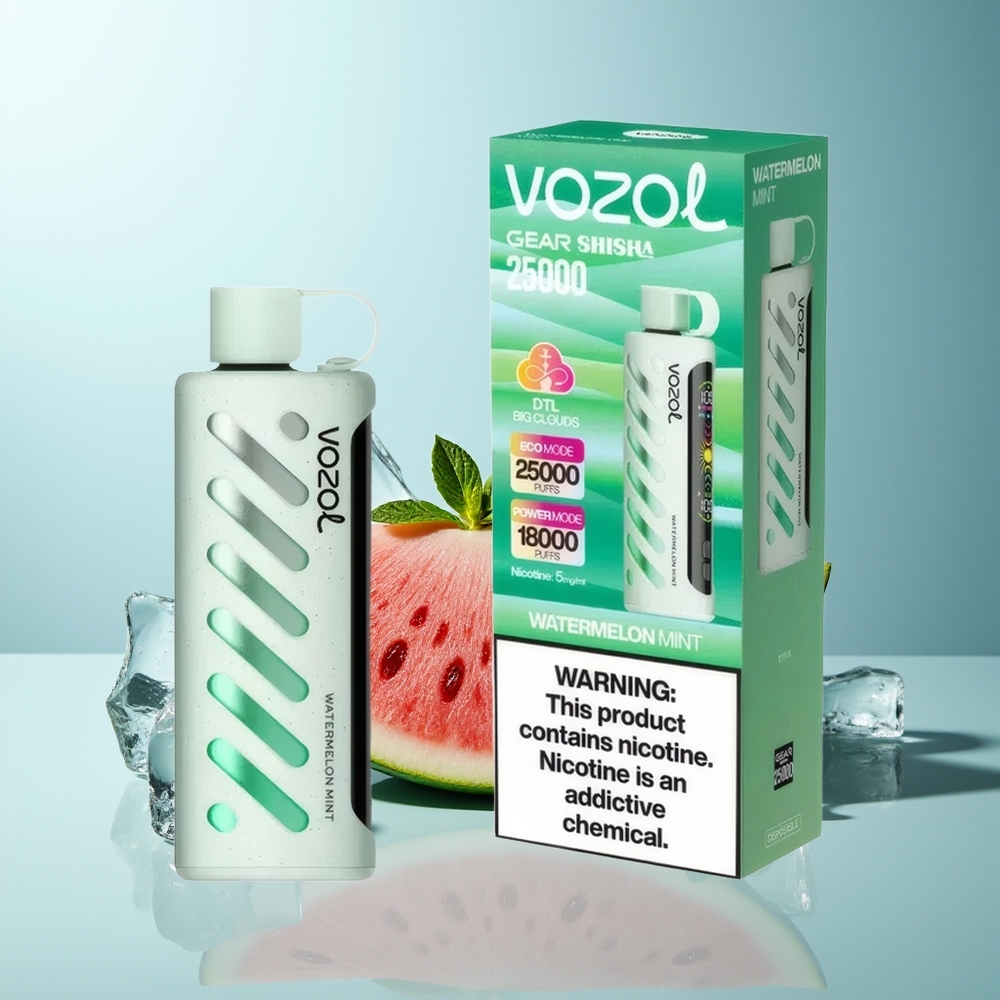VOZOL Gear Shisha 25000 Pofov Lubenica Meta Drugo
