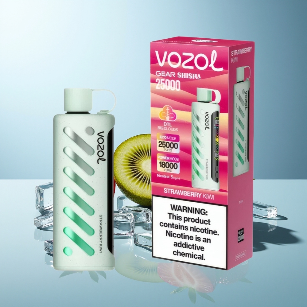 VOZOL Gear Shisha 25000 Pufa Jagoda Kivi SiLC Tech