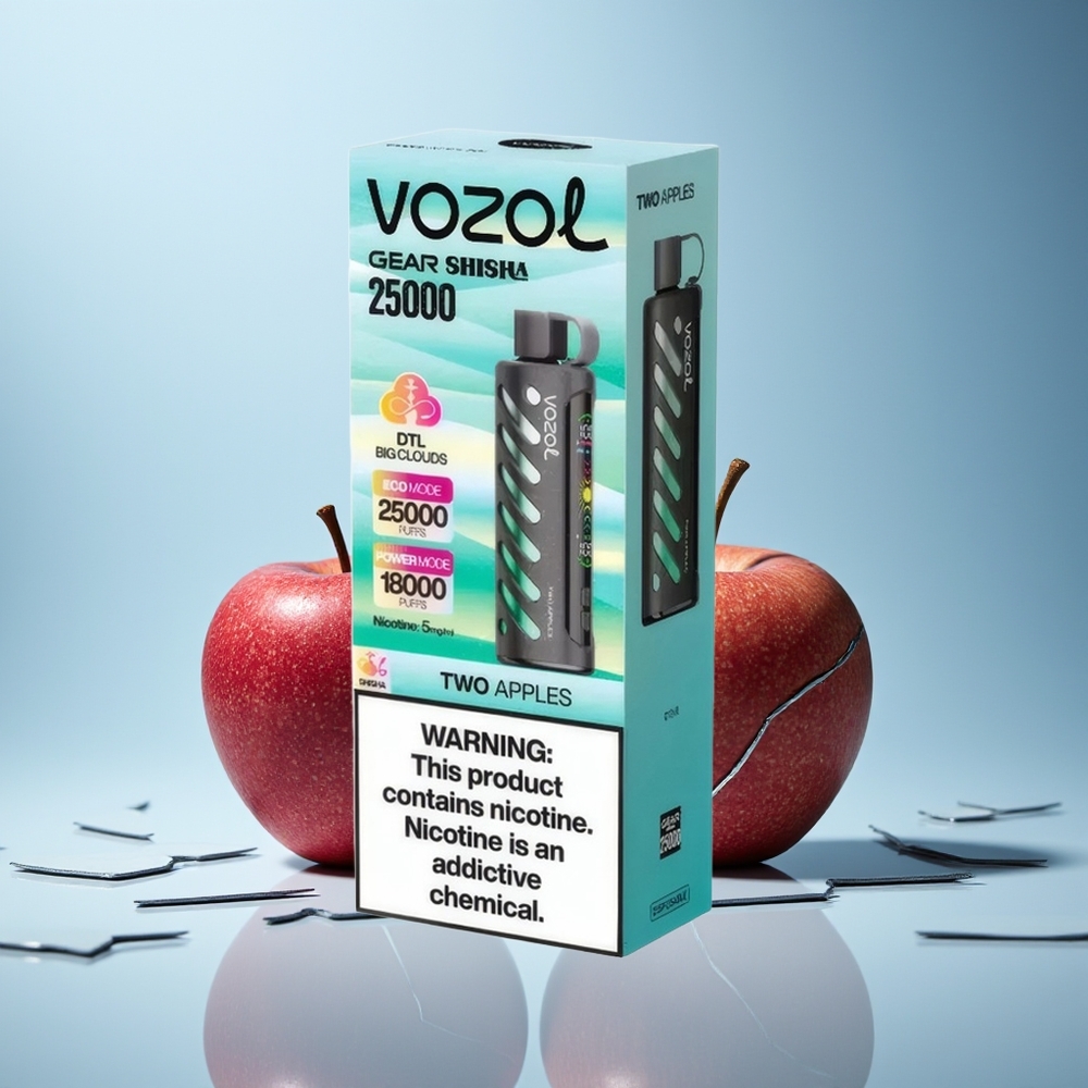 VOZOL Gear Shisha 25000 Puffov Dve Jabolki SiLC Tech