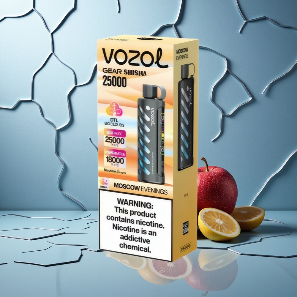 VOZOL Gear Shisha 25000 Puffov Moskovski Večeri Dual Mesh Dual Modes