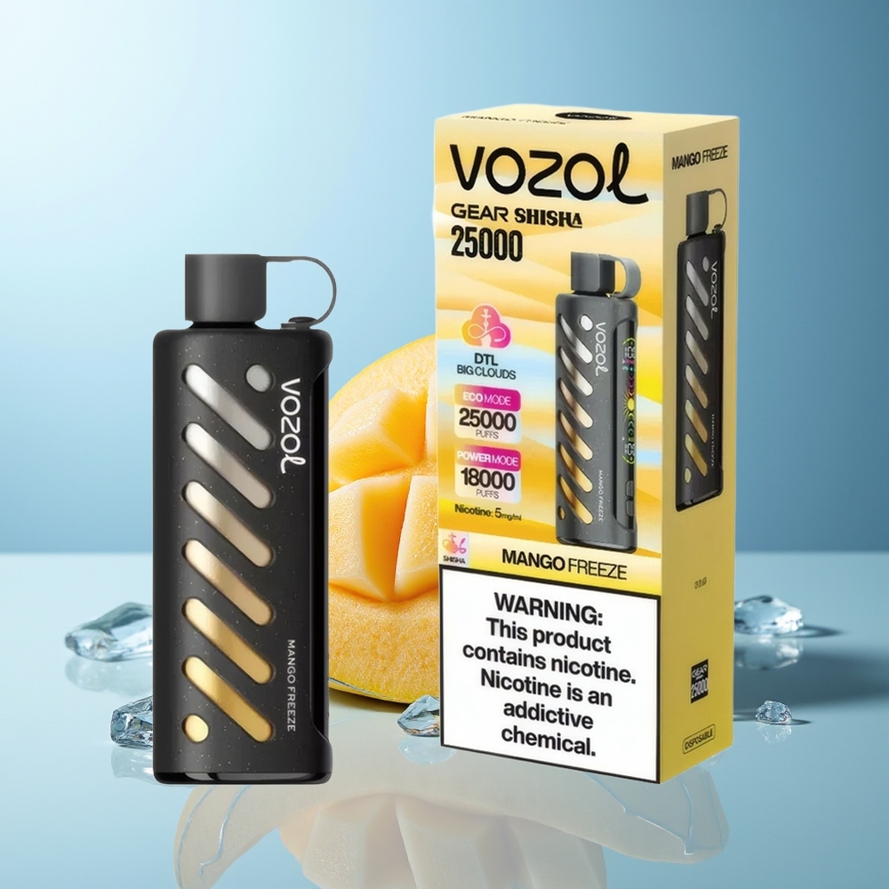 VOZOL Gear Shisha 25000 Puffov Mrazno Mango SiLC Tech