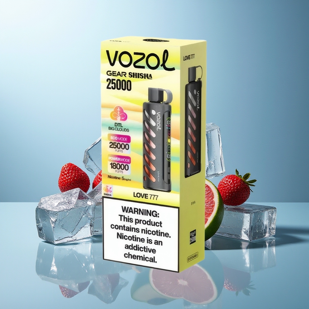 VOZOL Gear Shisha 25000 Puffs Ljubezen 777 Dual Mesh Dual Modes